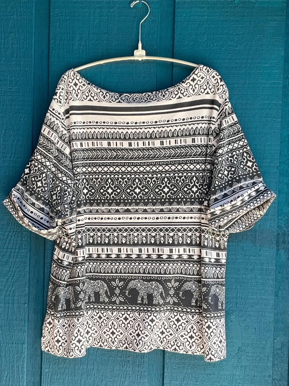 Relaxed Fit Bohemian India inspired Summer Top